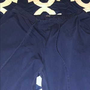 Navy scrub pants
